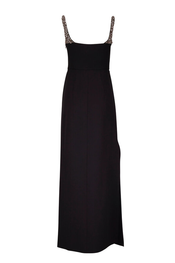 Sachin + Babi - Sam Black Beaded Column Gown