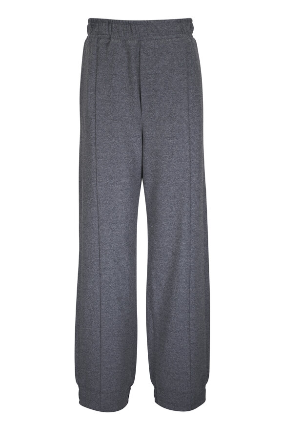 Odeeh Light Gray Flannel Knit Pant