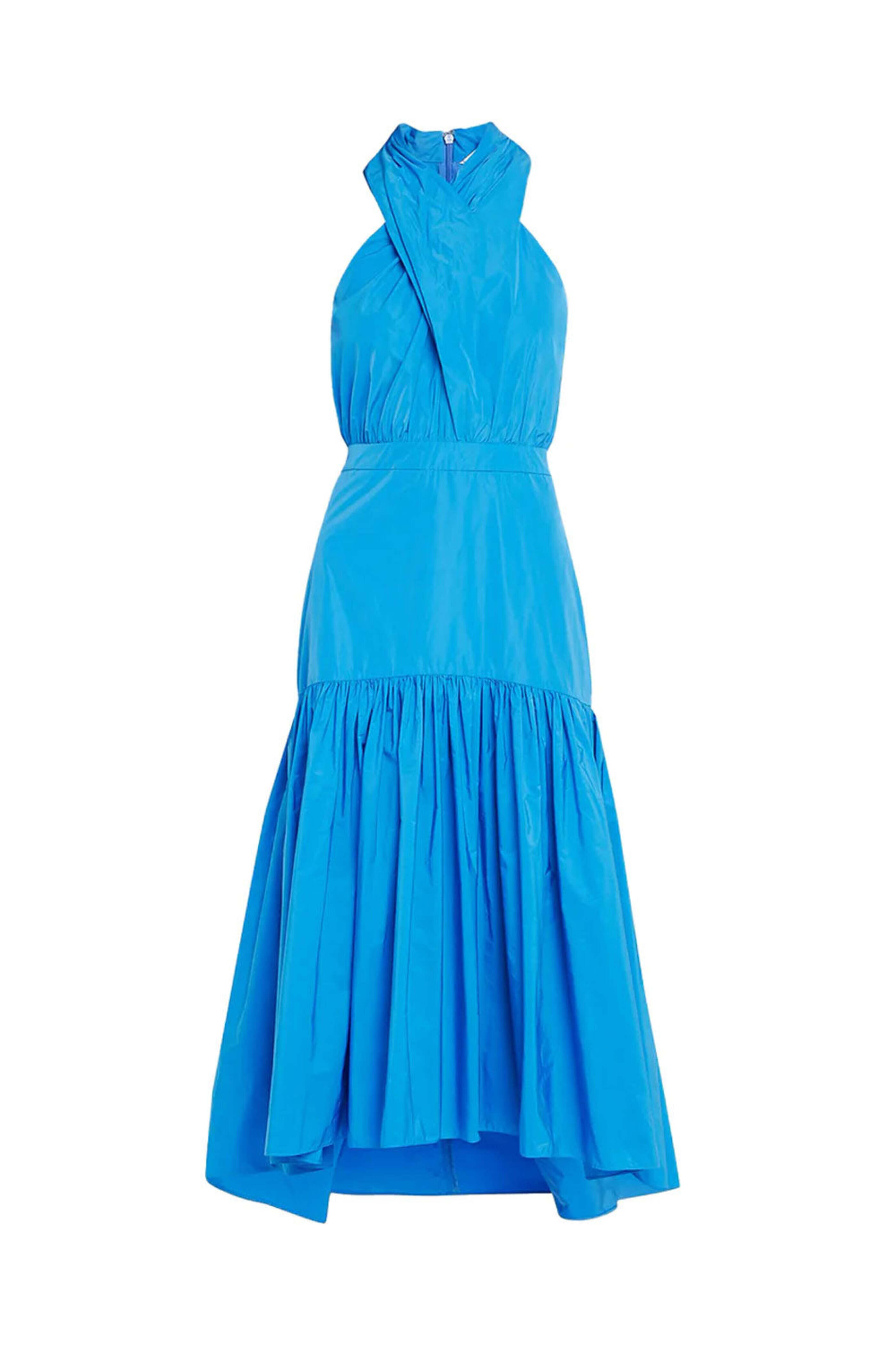 Veronica Beard - Bluebell Radley Halter Neck Midi Dress