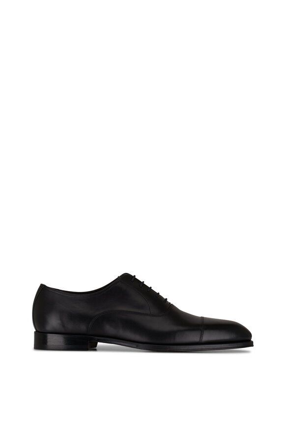 To Boot New York - Nico Black Leather Lace Up Dress Shoe
