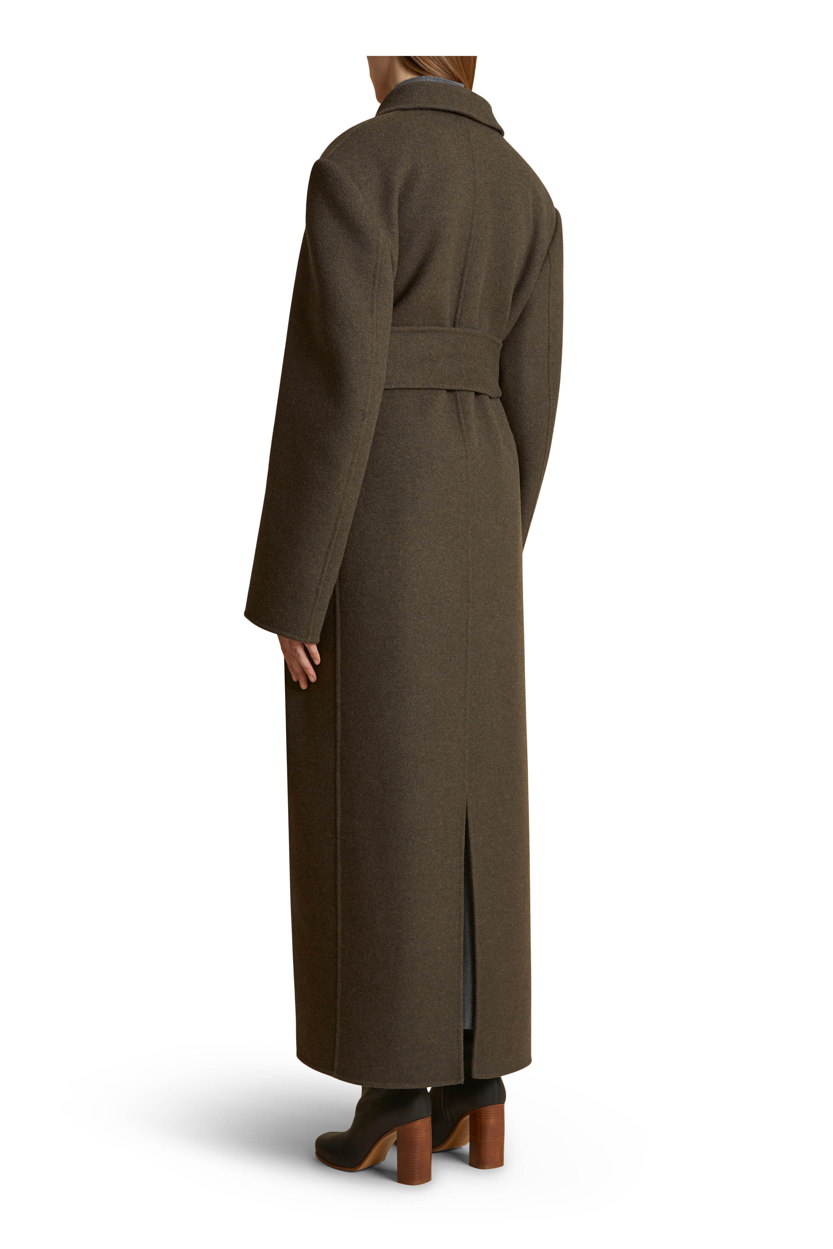 【KHAITE】 tartan WOOL melton short COAT Checked Melton Wool Duffle Coat-Labour Union Clothing 22AW