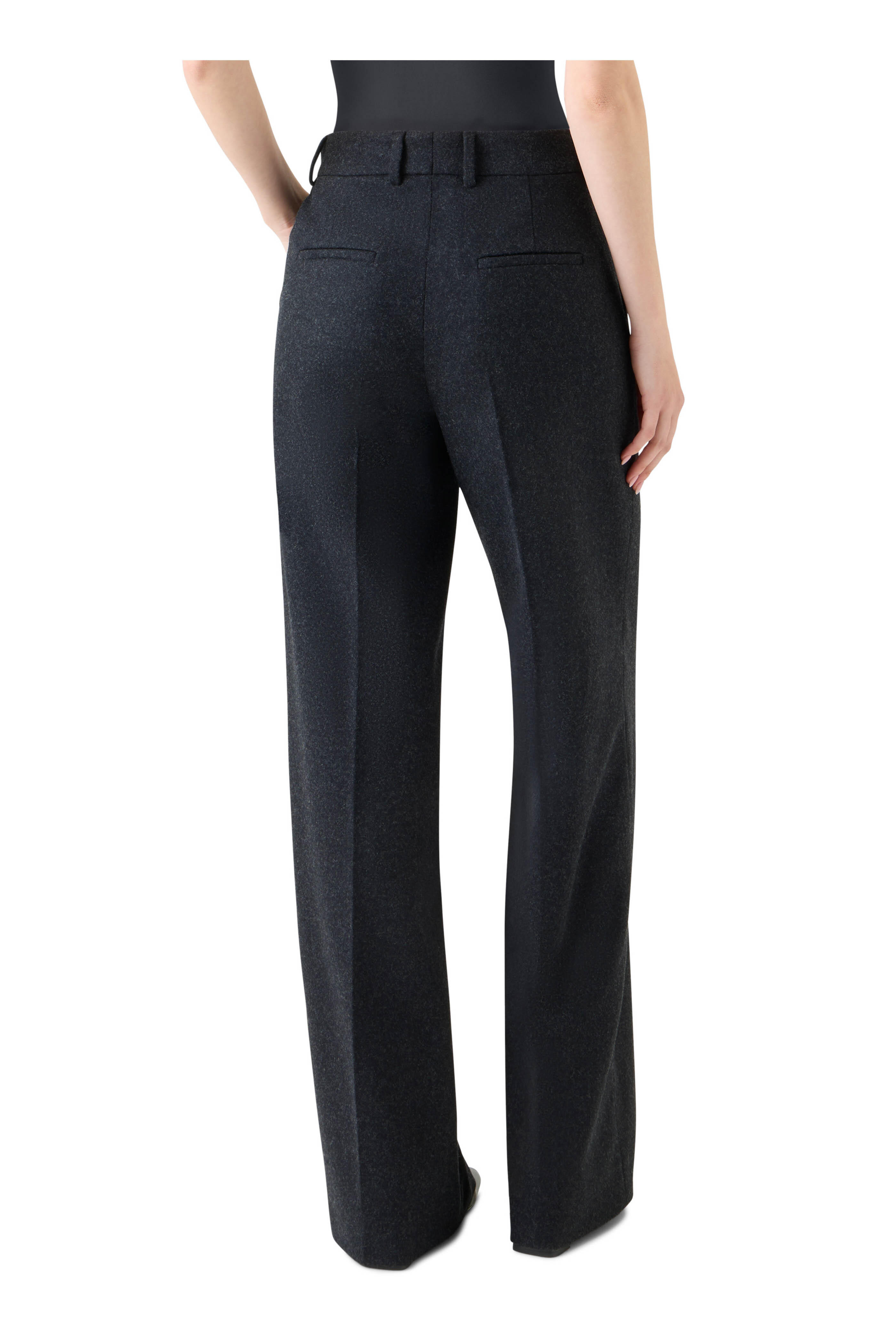 Akris Punto - Chiaro Charcoal Gray Wide Leg Pant