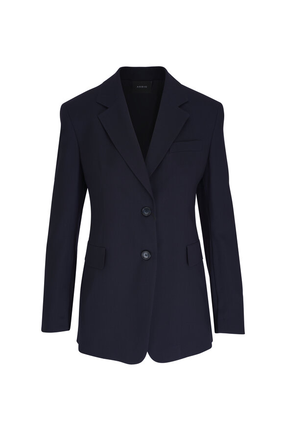 Akris - Taddeo Navy Wool Jacket 