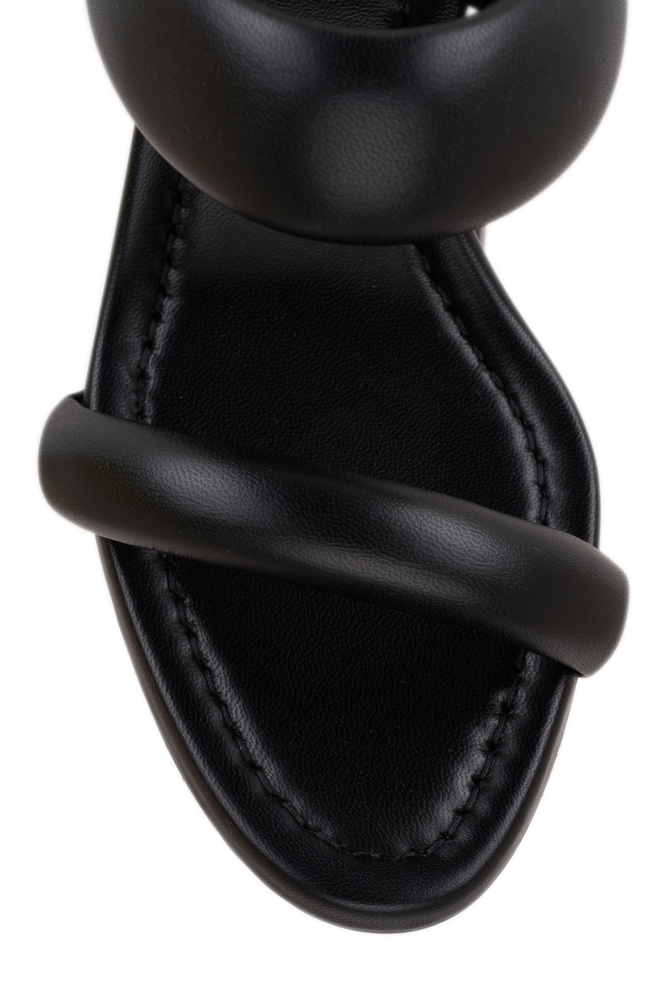 サンダル・ミュール CHRISTIAN LOUBOUTIN BLACK LEATHER ESPADRILLAS Designer sandals and espadrilles for men - Christian