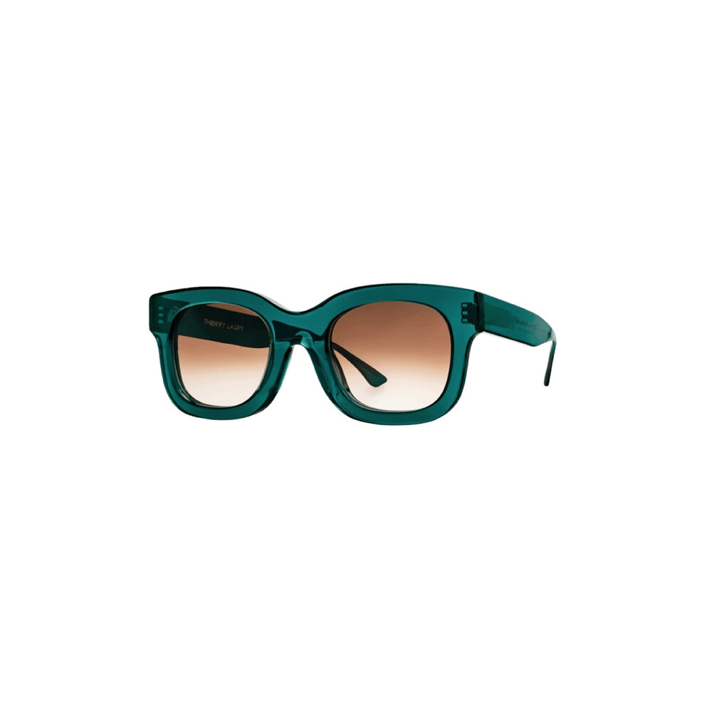 Thierry Lasry - Unicorny Rectangular Sunglasses in Blue display picture 2