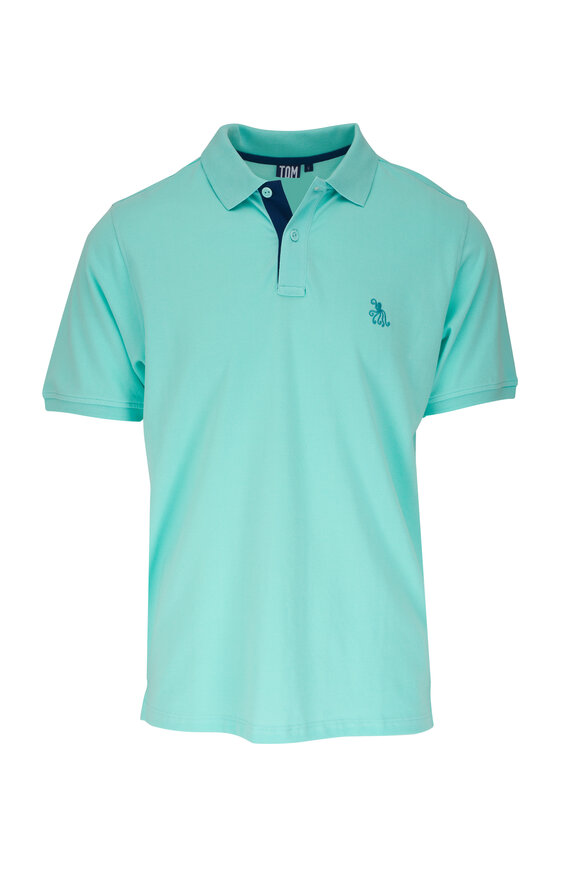 Tom & Teddy - Whisper Blue Piqué Polo