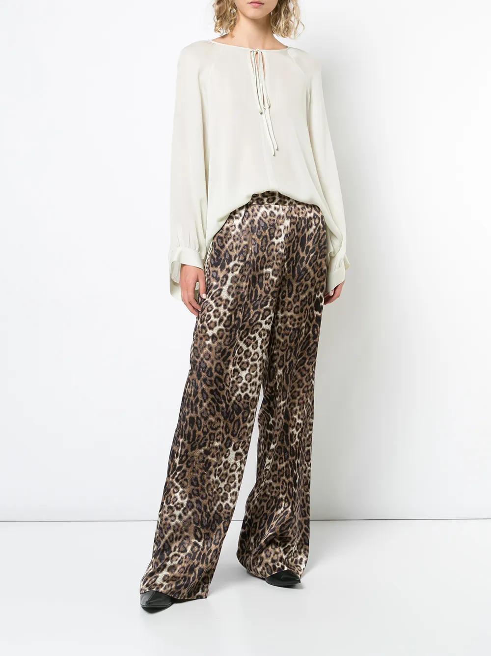 Nili Lotan - Acadia Ivory Silk Blouse