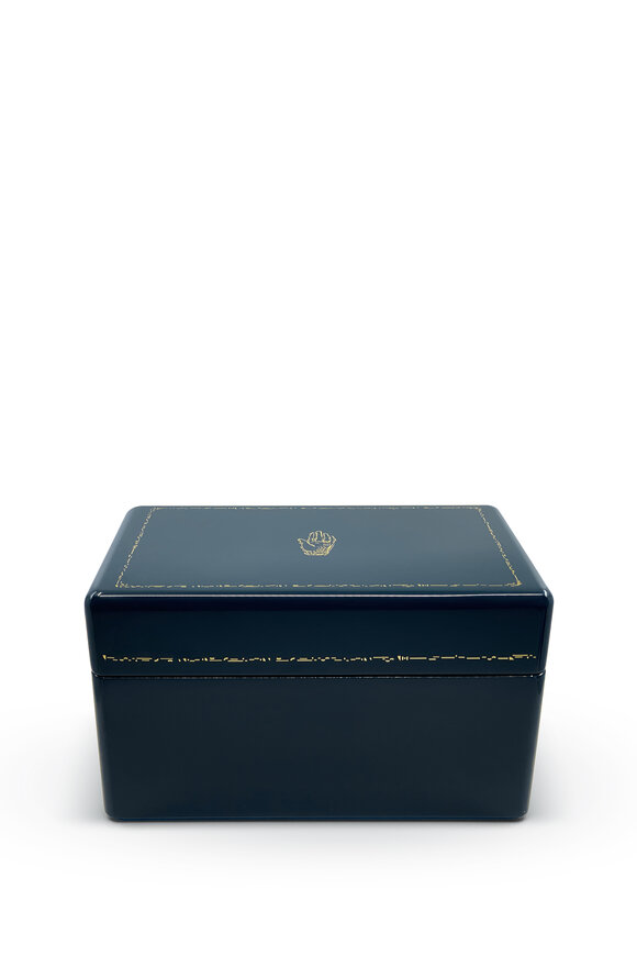 Trove Midnight Navy Trunk Jewelry Box