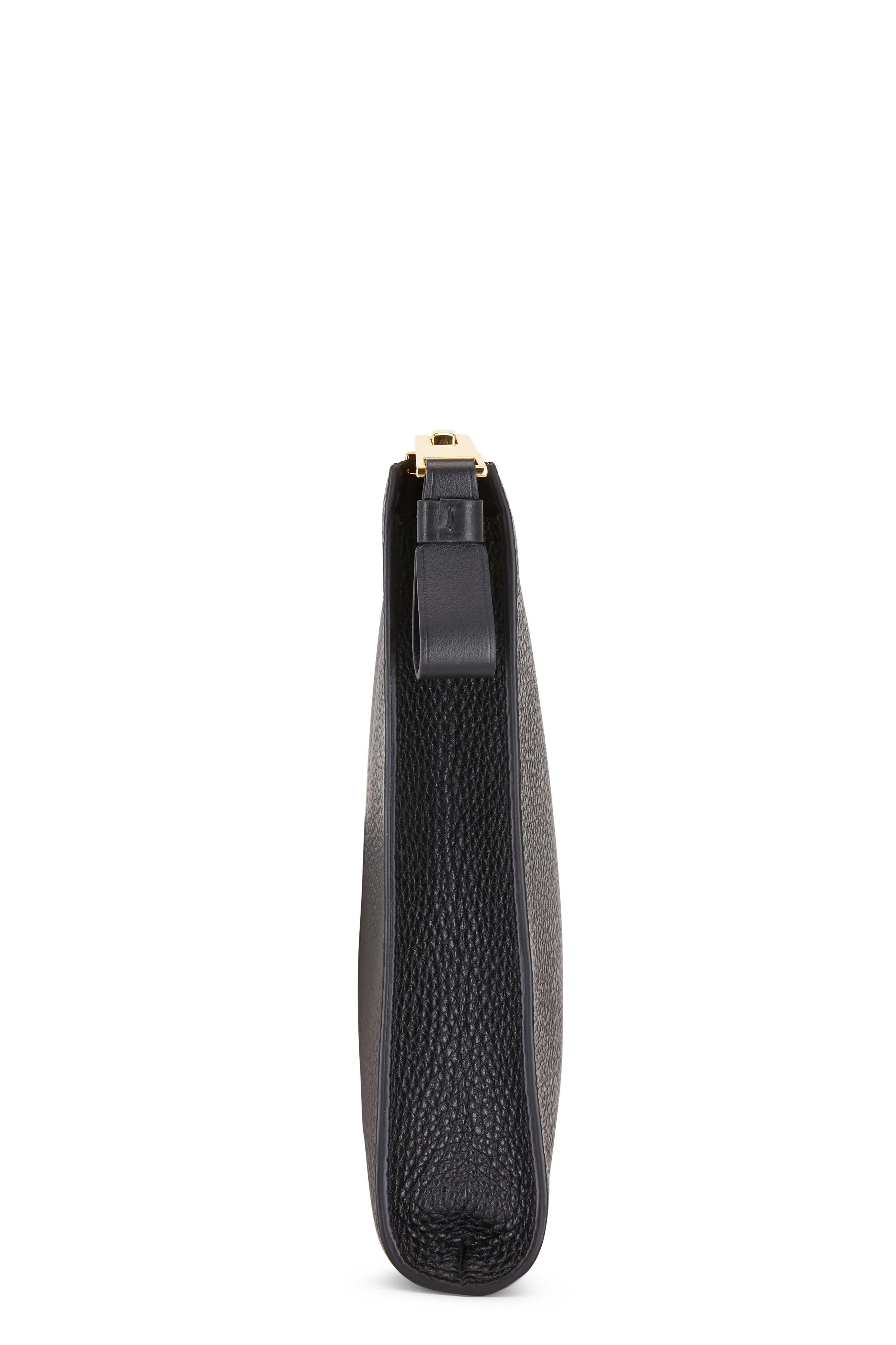Elendighed Prestige søm Tom Ford - Black Pebble Leather Portfolio | Mitchell Stores