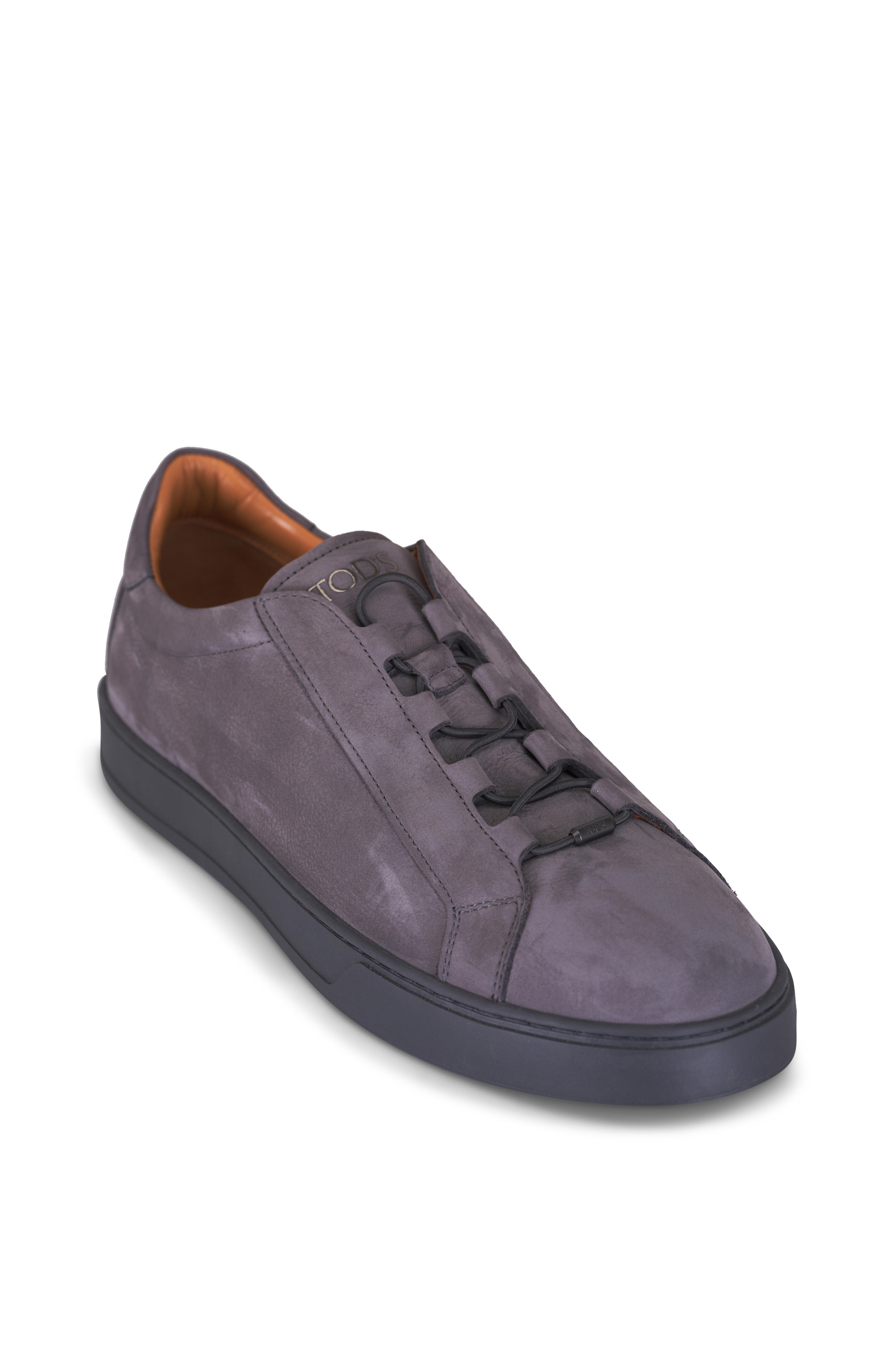 Tod's - Brown Suede Low Top Sneaker - view 1