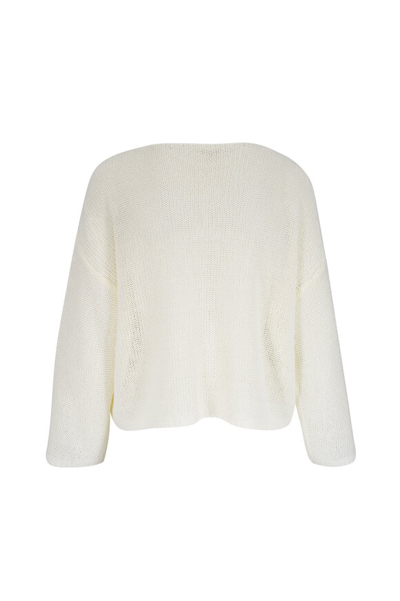 L'Agence Ethan Vanilla Knit Pullover - view 2