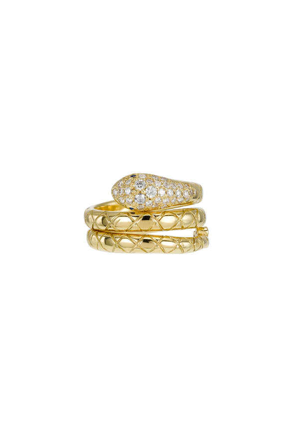 Temple St. Clair Diamond Serpent Ring