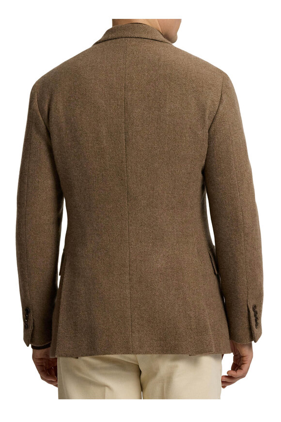 Ralph Lauren Purple Label Taupe Cashmere & Wool Sportcoat - view 3