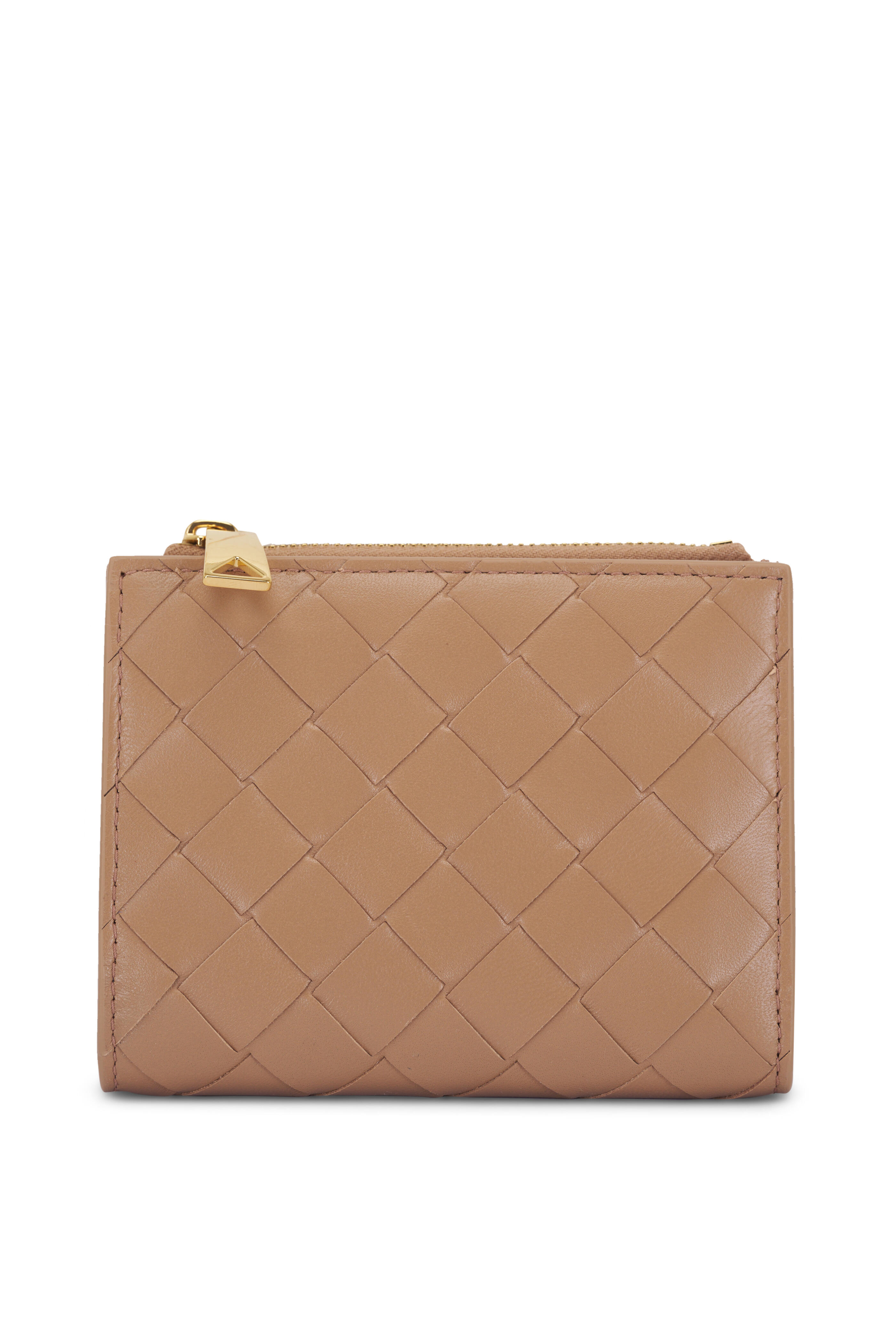 Bottega Veneta - Small Biscuit Intrecciato Leather Bi-Fold Wallet