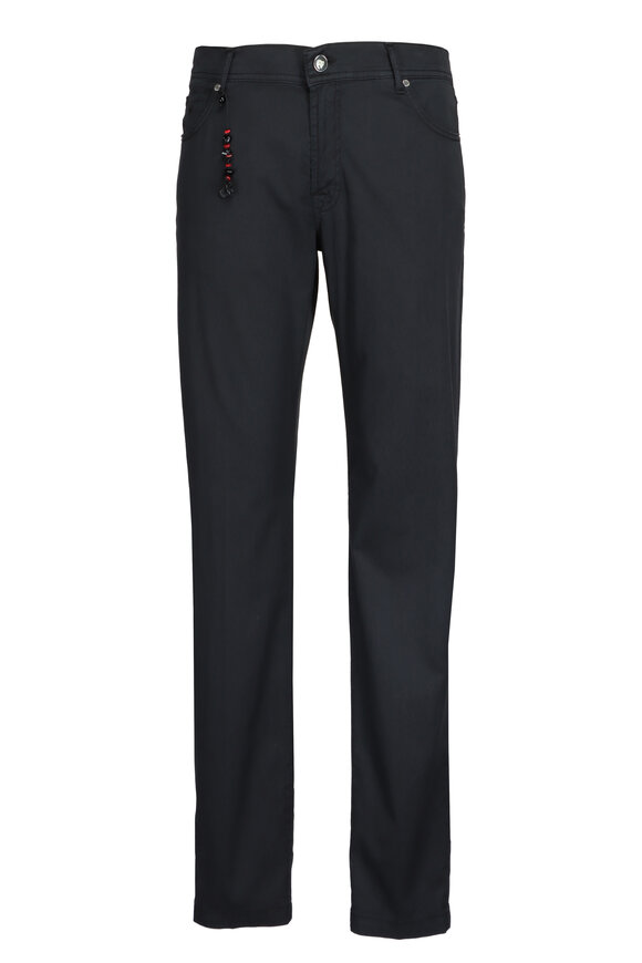 Marco Pescarolo Black Nerano Five Pocket Pant
