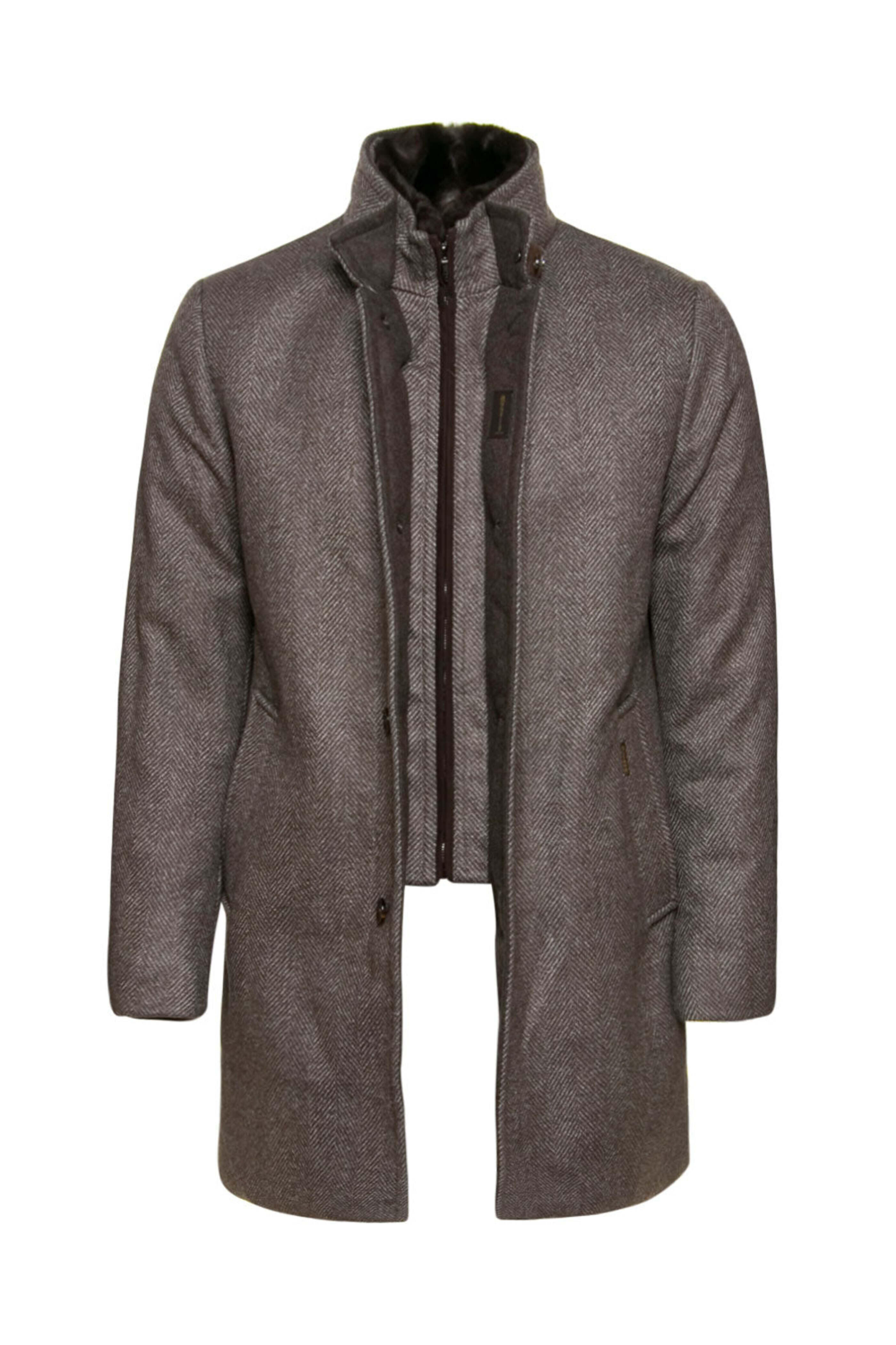 Moorer - Brown Fur Lined Bond Jacket