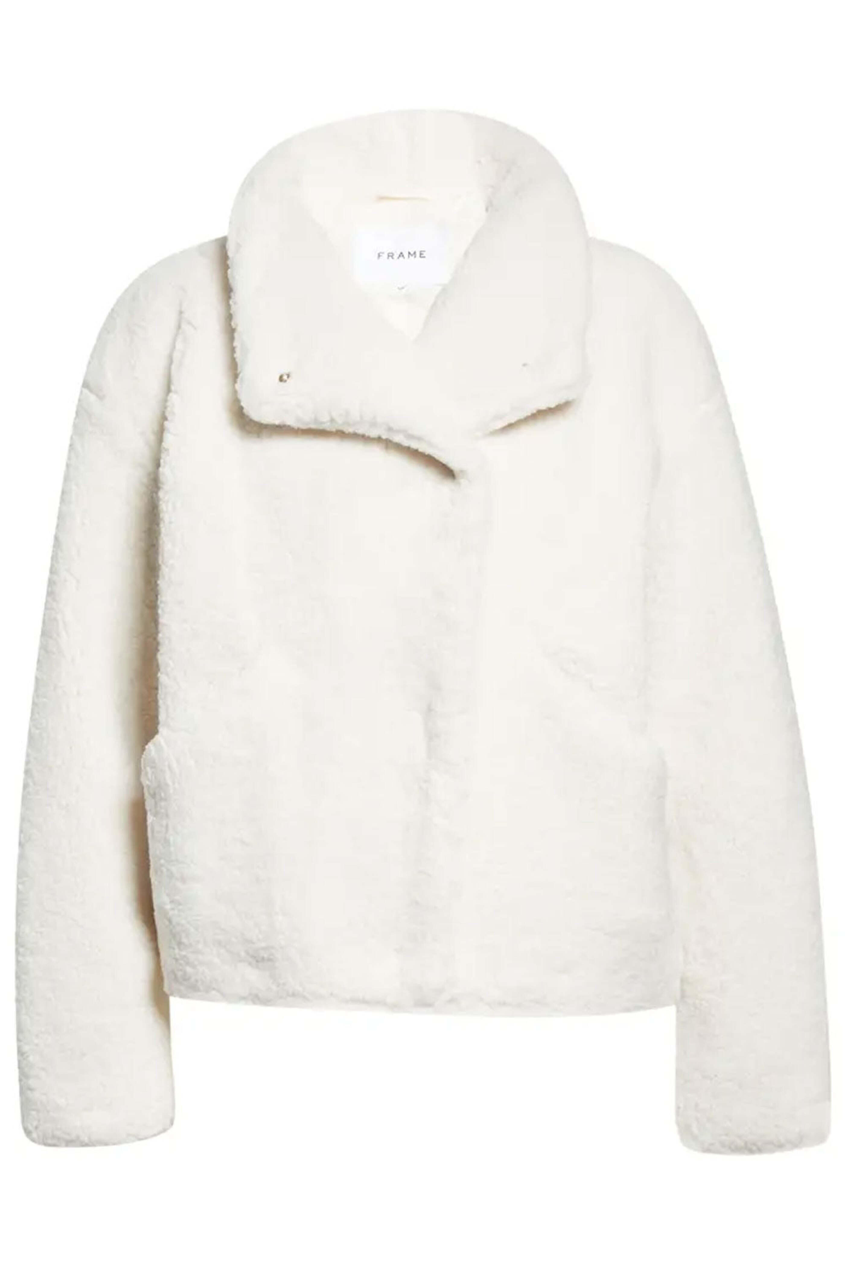 Frame - Off White Sherpa Jacket