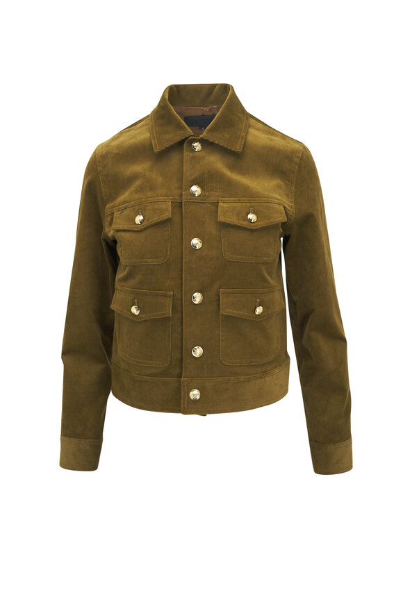 Nili Lotan - Lizeth Camel Corduroy Jacket 