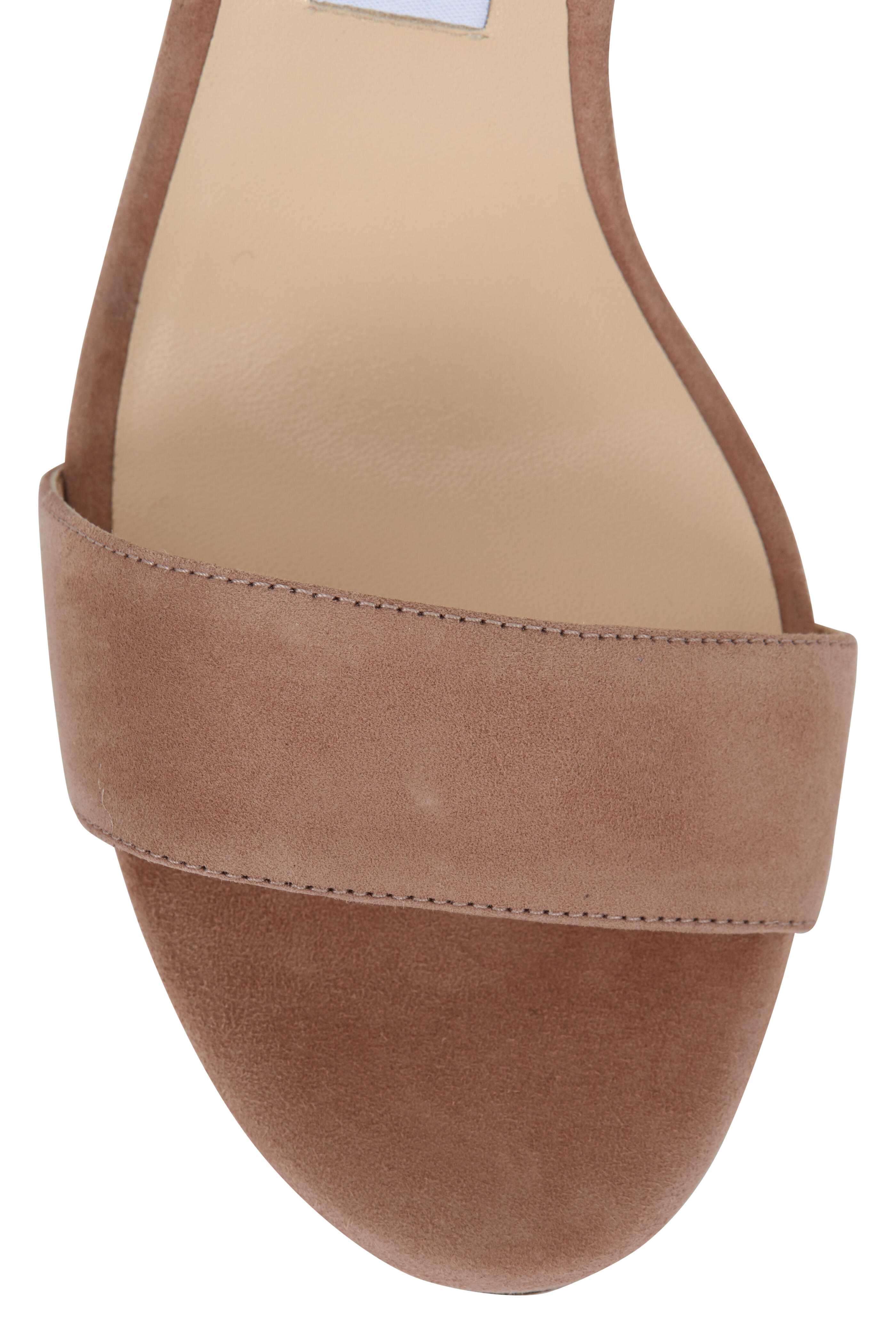 Jimmy Choo - Misty Ballet Pink Suede Platform Sandal, 100mm