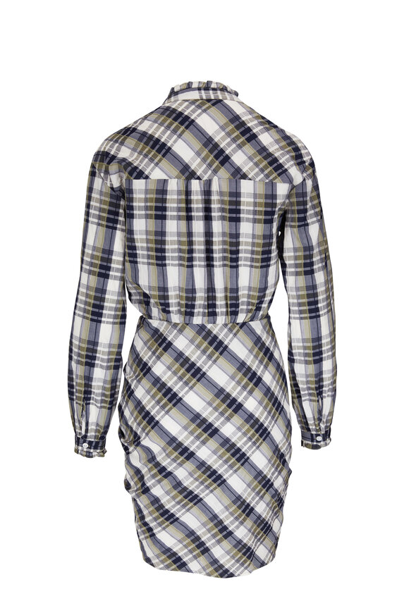 Veronica Beard - Army Plaid Vivlette Shirtdress 