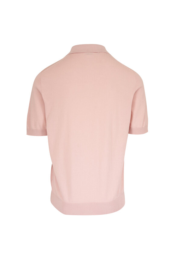 Atelier Munro Slate Pink Cotton Polo - view 2