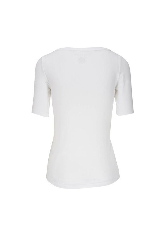 Majestic - White French Soft Touch T-Shirt 