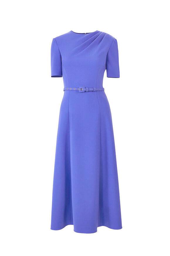Carolina Herrera Bluebell Belted Midi Dress - view 6