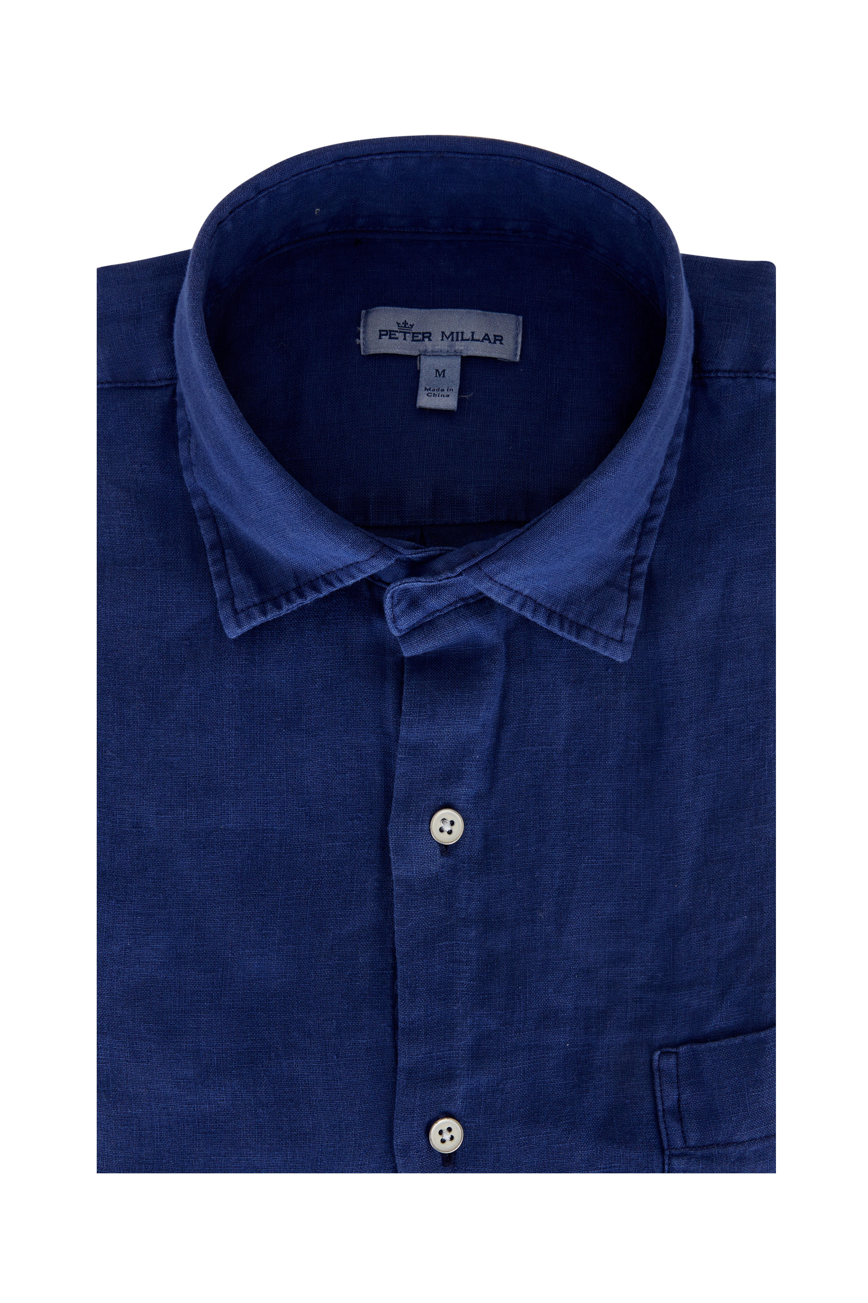 Peter Millar - Atlantic Coastal Linen Garment Dyed Sport Shirt