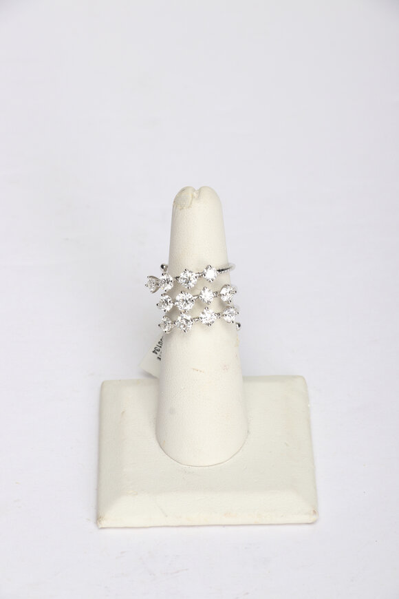 Mattia Cielo Rugiada Diamanti White Gold Ring
