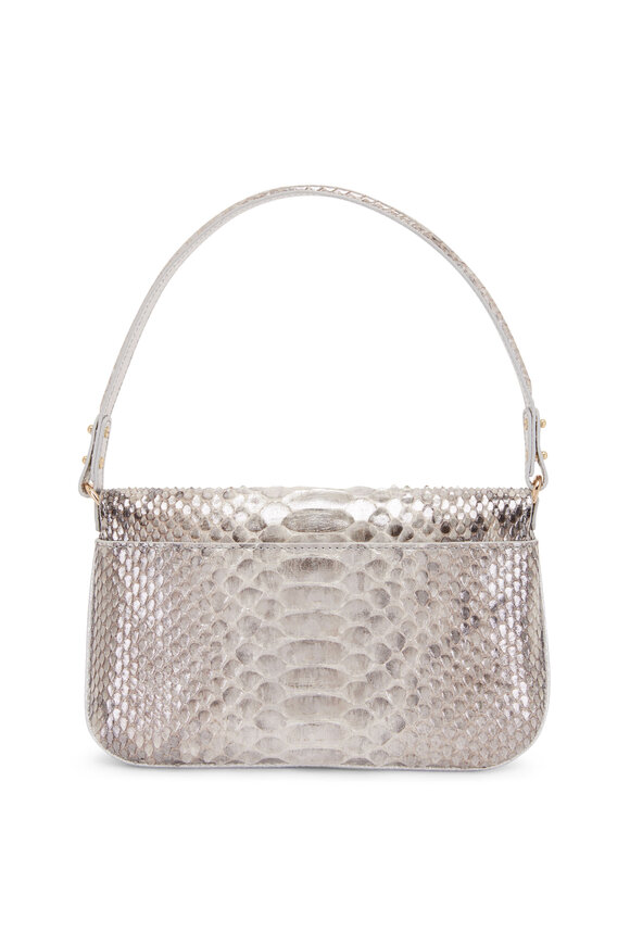 Maria Oliver - Luisa Natural Python Shoulder Bag