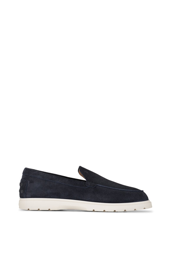 Tod's - Navy Suede Loafer