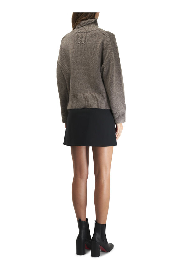 Nili Lotan - Tabitha Peat Mélange Cashmere Turtleneck Sweater