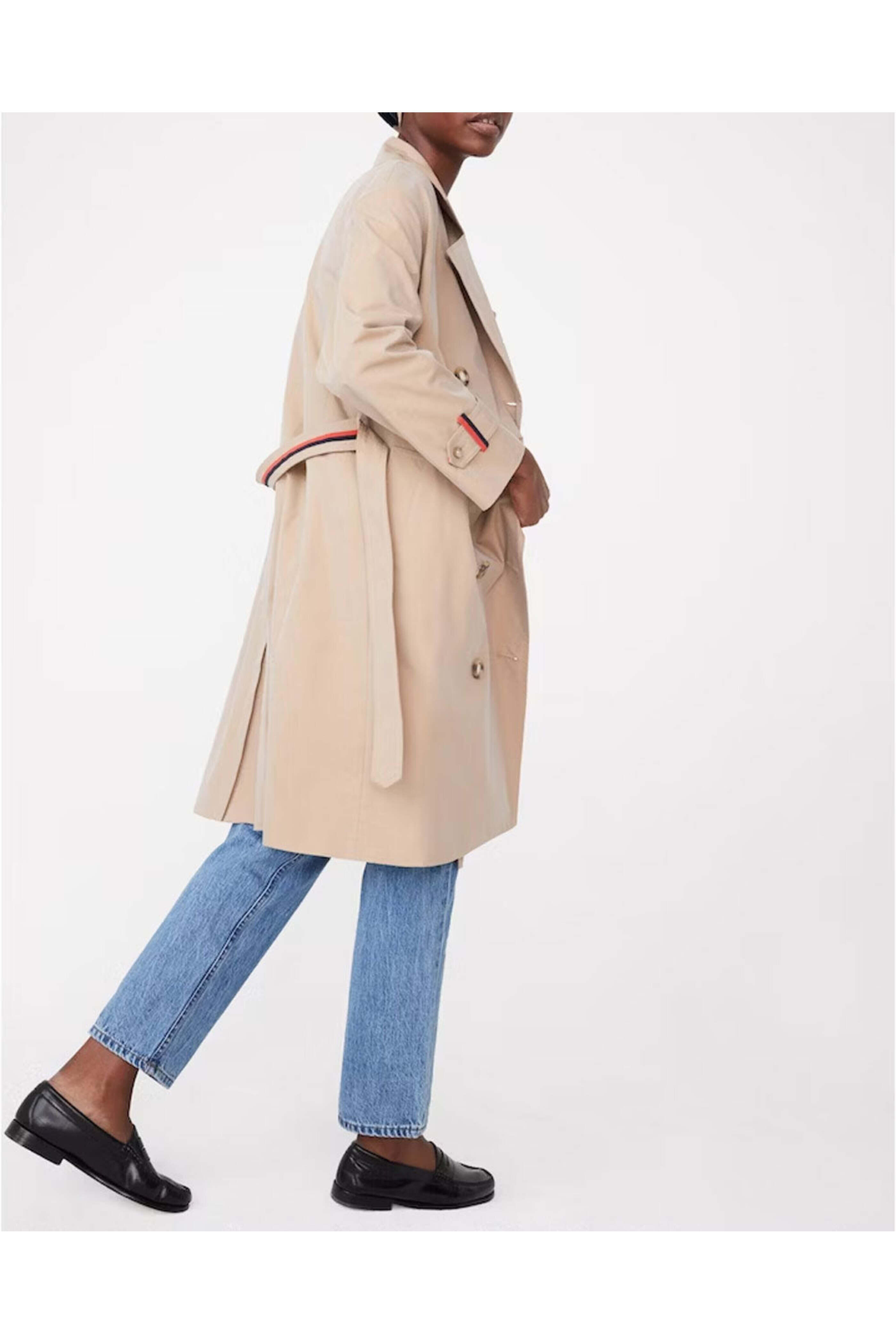 Kule - The Rox Trench Coat in Khaki