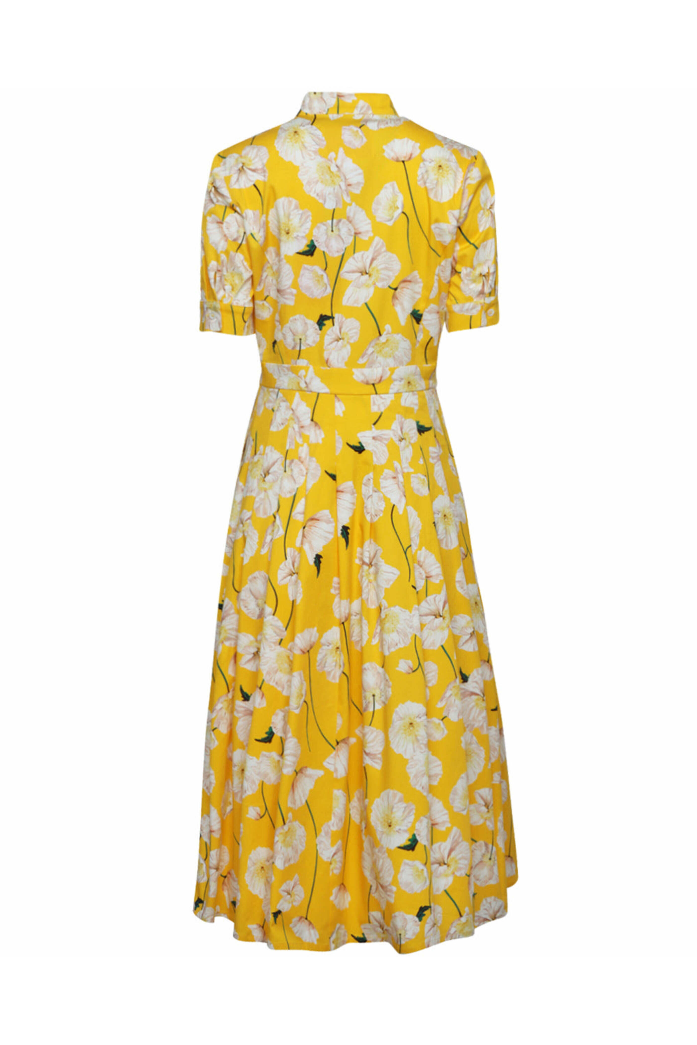 Carolina Herrera - Yellow Poppy Midi Shirtdress