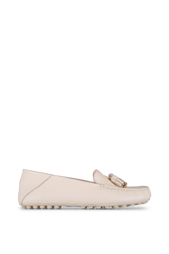Loro Piana Vanilla Sand Dot Sole Walk Moccasin - view 2