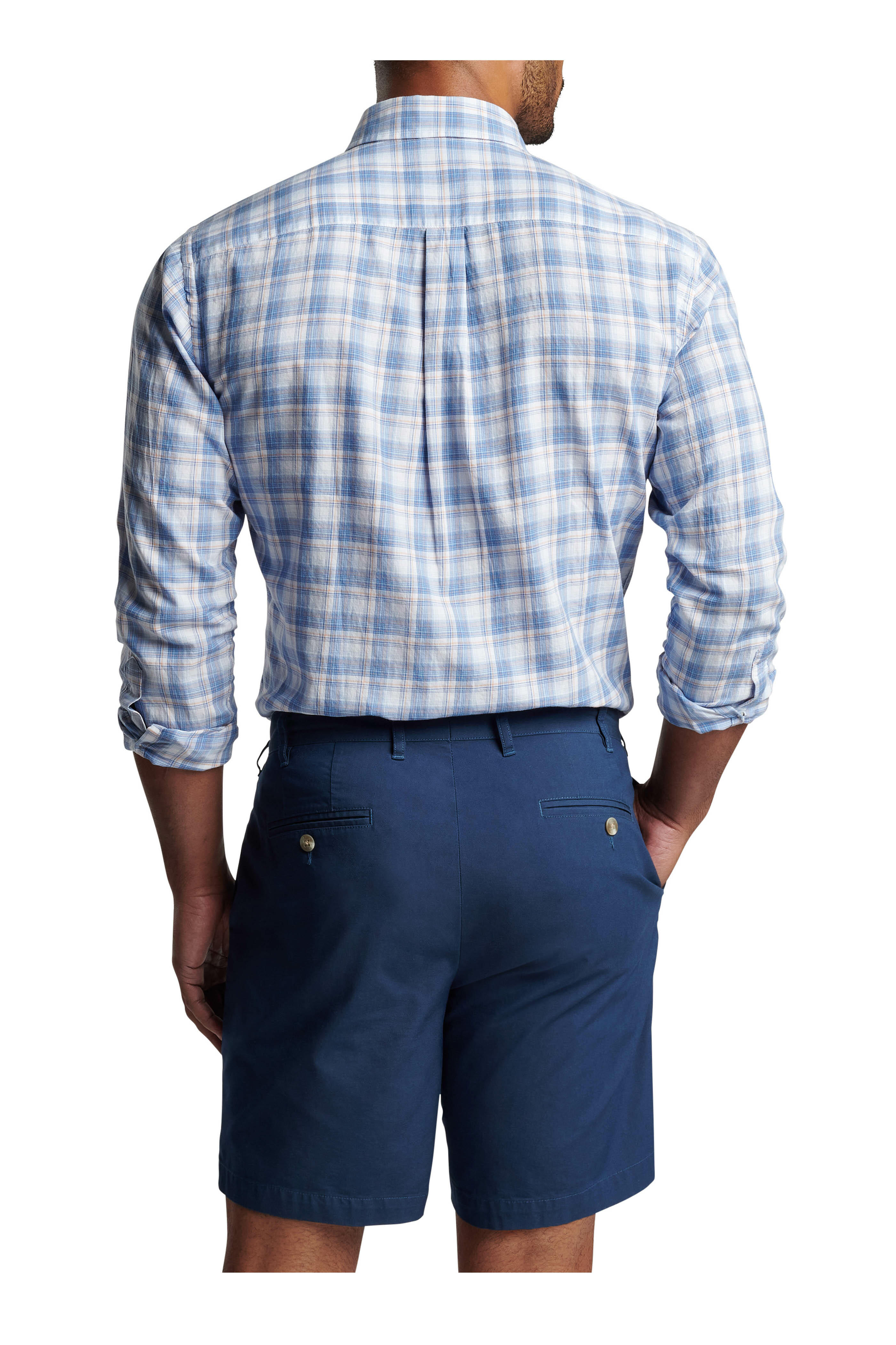 Cotton Plaid Sportshirt | Black Mix