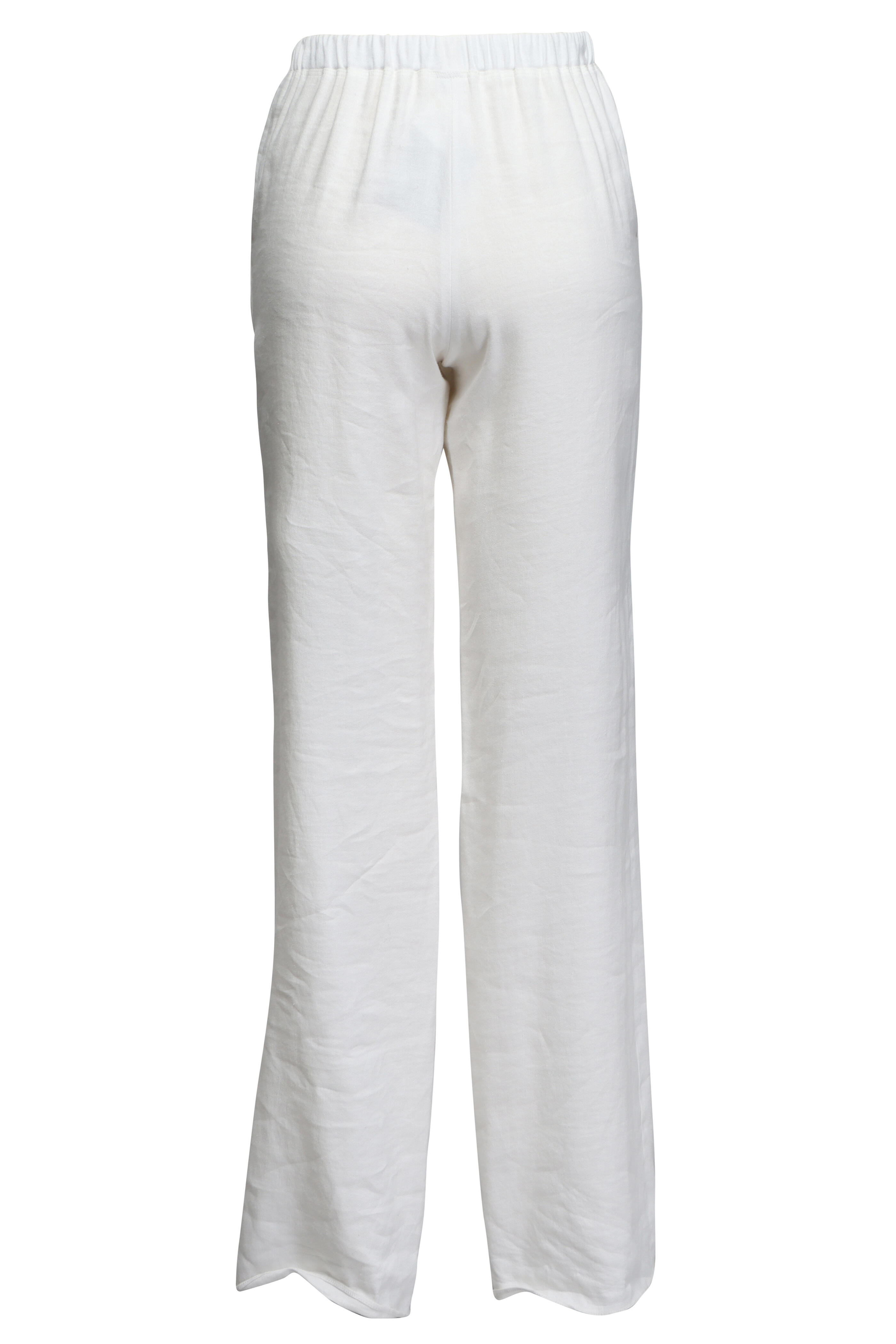Peter Cohen - Pocket White Stretch Linen Pant - view 2