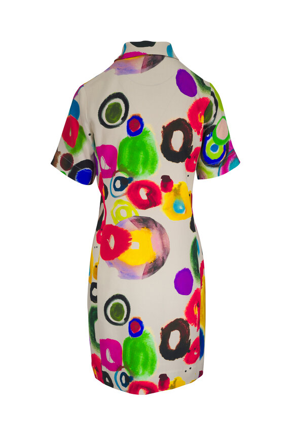 Libertine JH Gouache Cream Multi Preppy Dress - view 2