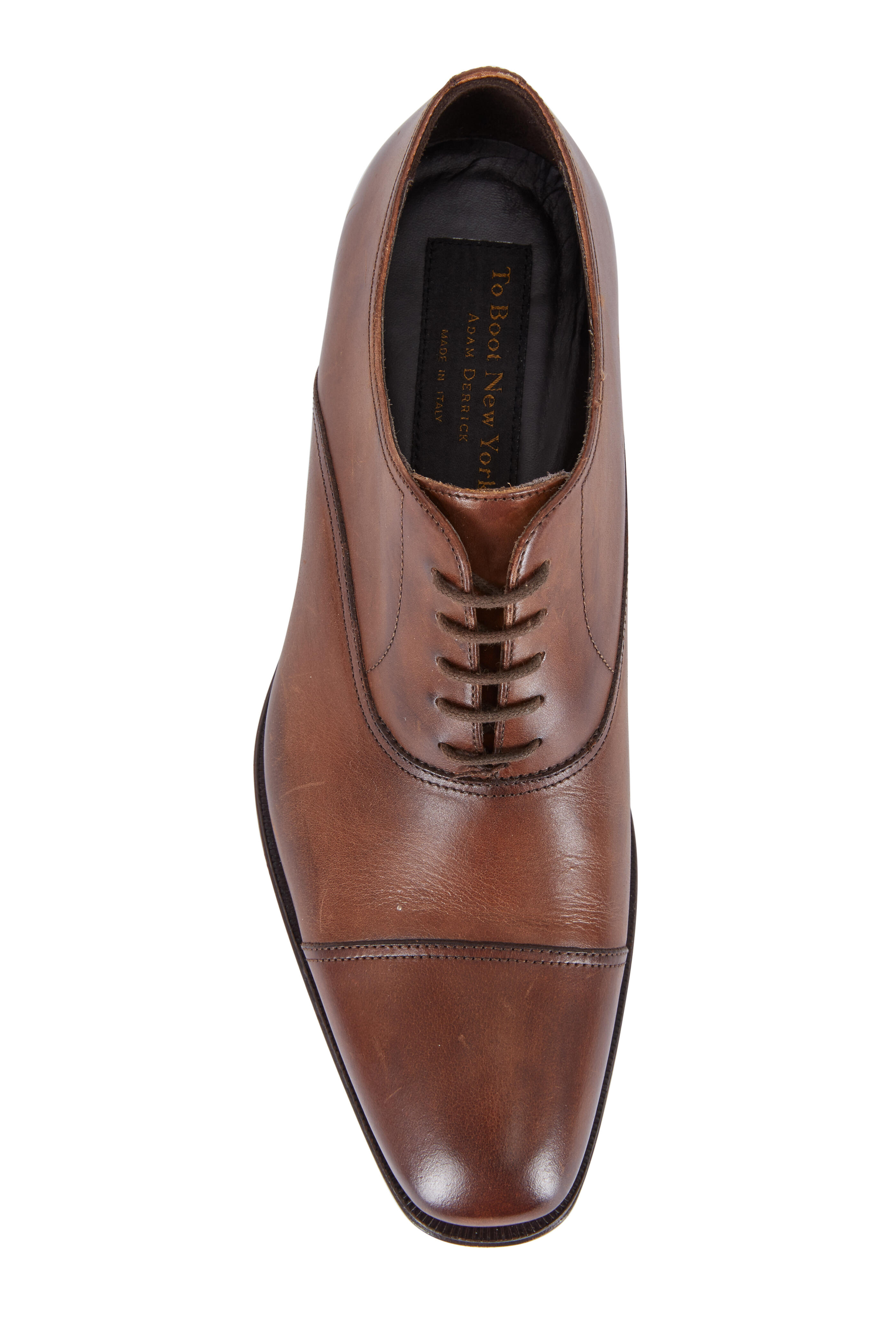 To Boot New York - Aiden Brown Leather Cap-Toe Oxford