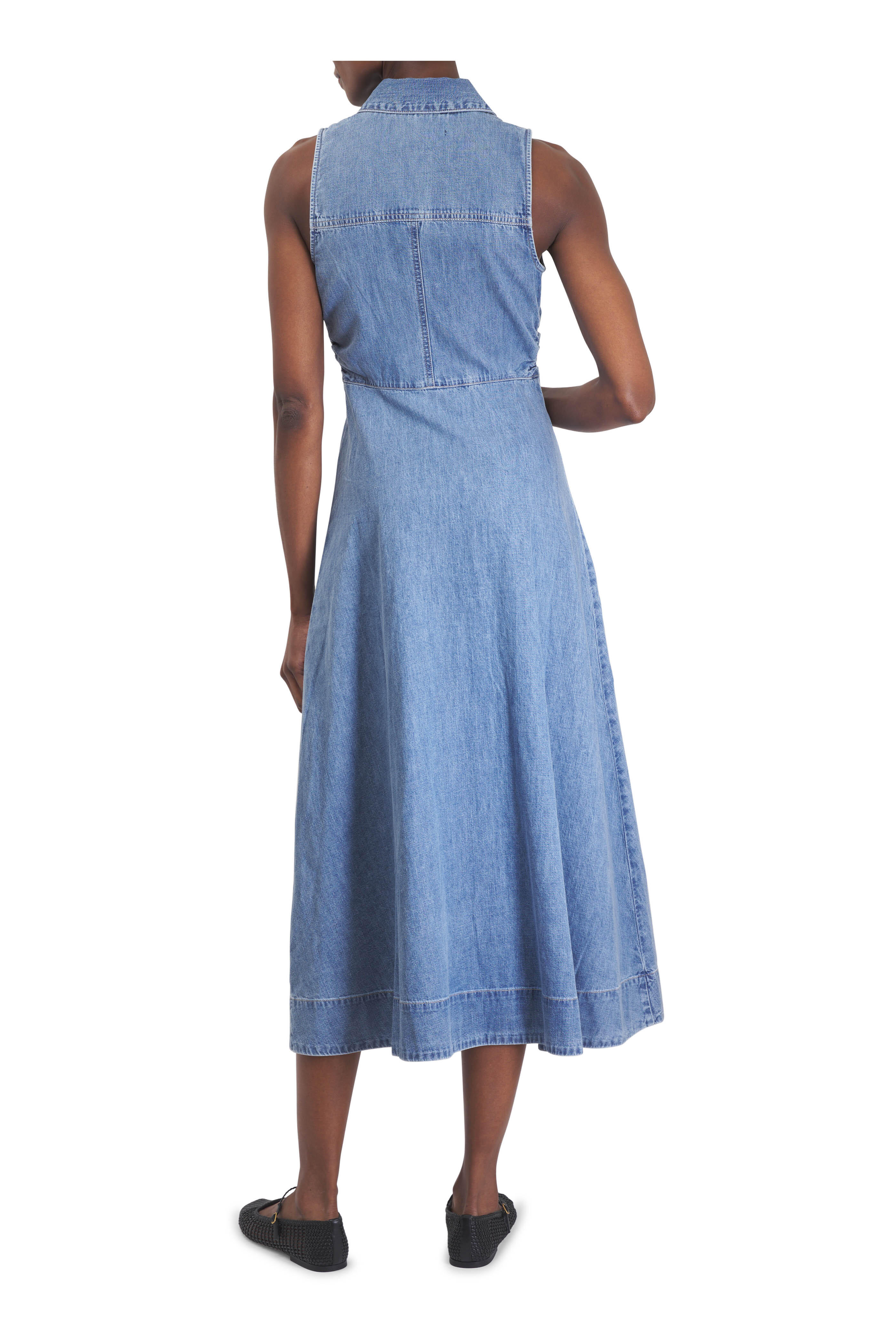 Veronica Beard - Fuller Starlight Denim Midi Dress