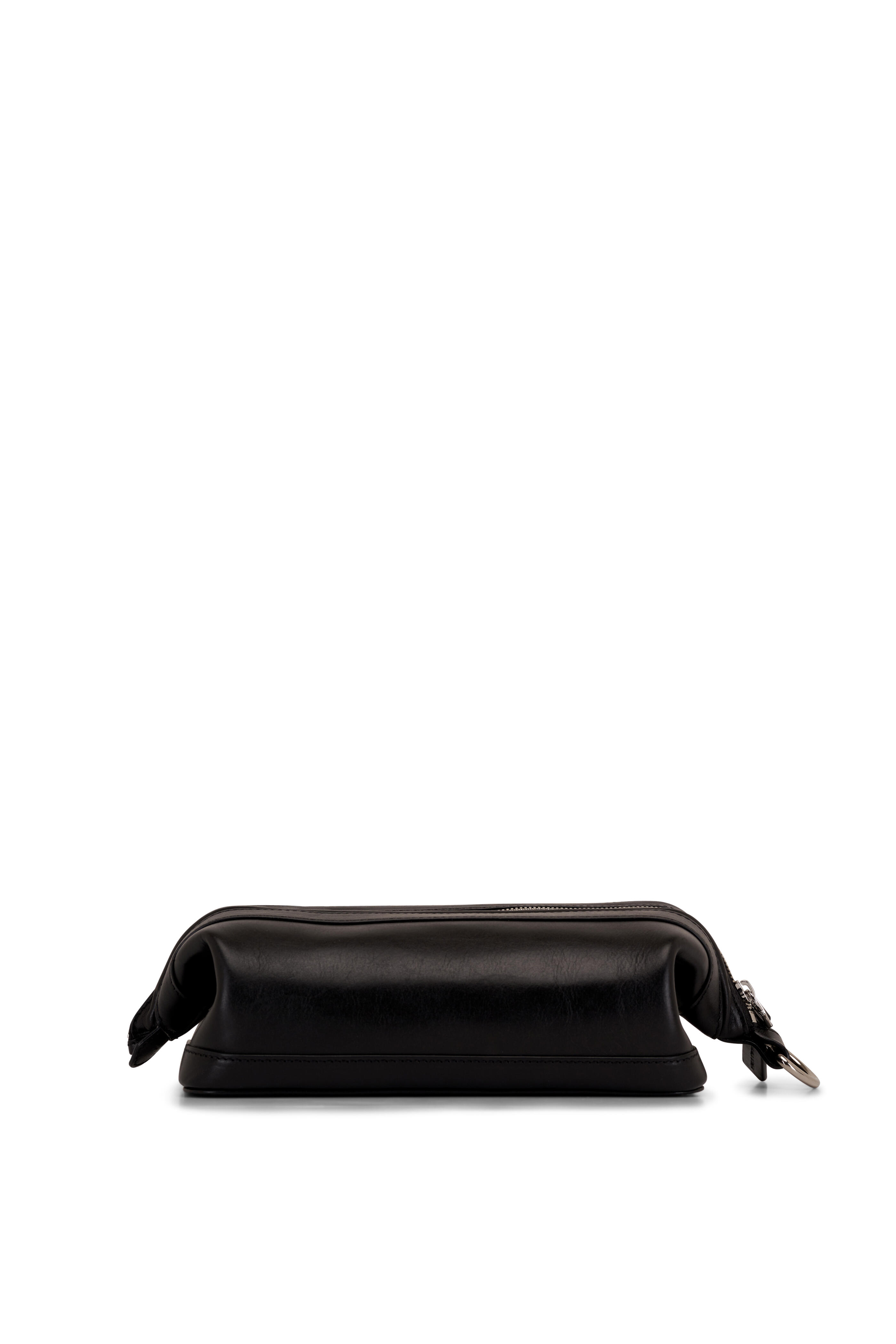 Bosca - Black Leather Zip Utility Kit