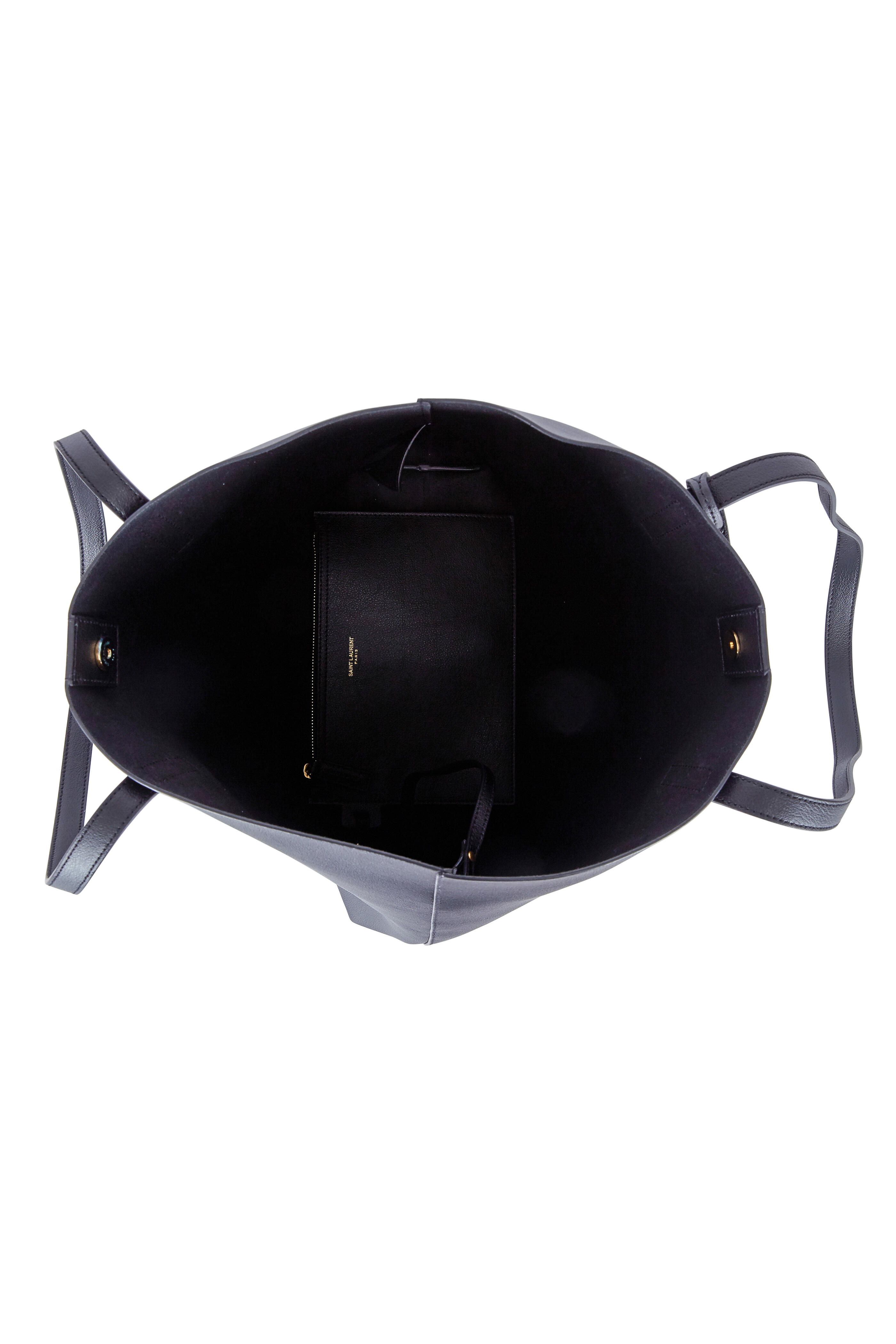 Saint Laurent - Black Leather Vertical Medium Tote