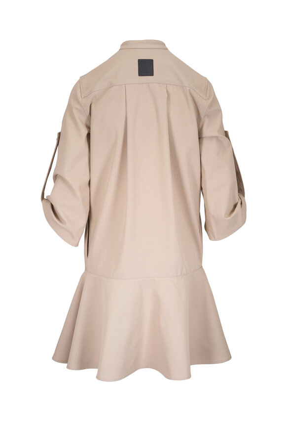 Loewe - Beige Cotton Drop Waist Dress