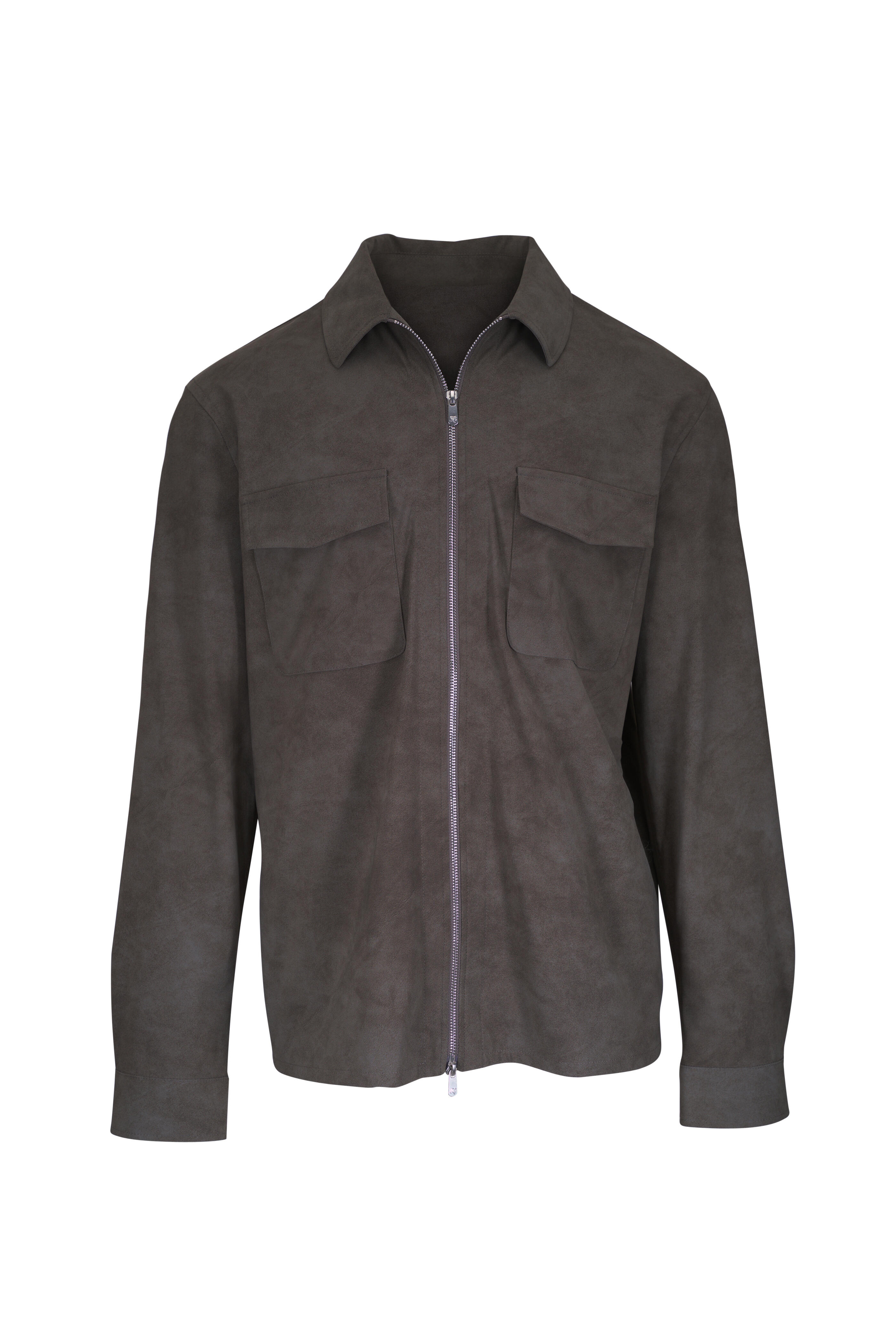 Marco Pescarolo - Urus Olive Front Zip Jacket | Mitchell Stores