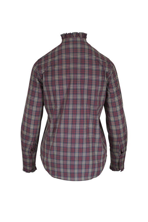 Nili Lotan Elio Nova Check Shirt - view 2