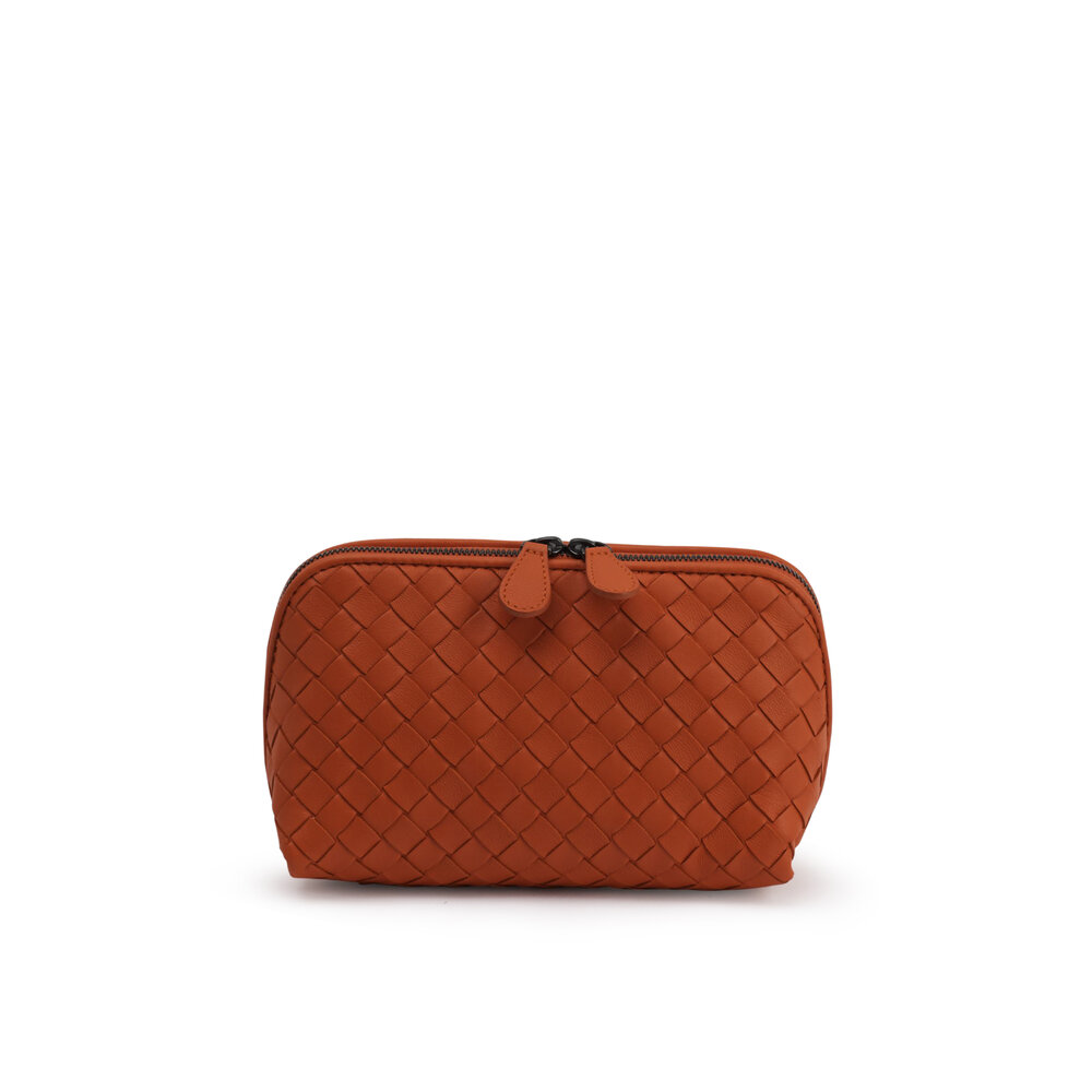 ☆BOTTEGA VENETA☆ORANGE INTRECCIATO キーホルダー 正規品 オレンジ系 BOTTEGA VENETA(ボッテガヴェネタ) キーホルダー