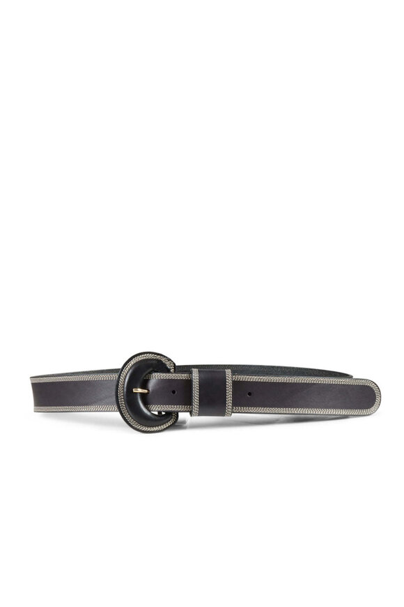 Anderson’s ベルト / Godard Haberdashery Anderson's - Black Faux Croc Leather Belt | Mitchell Stores