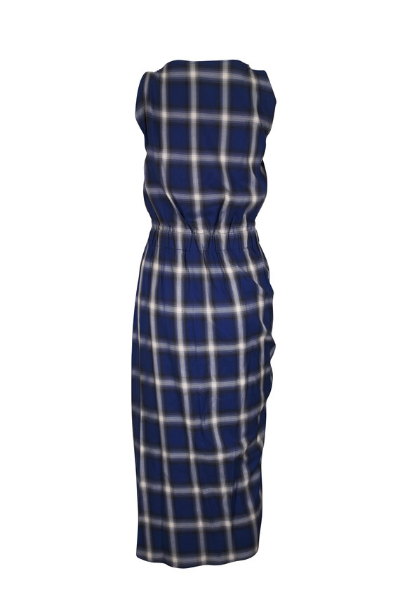 Zero + Maria Cornejo Elise Ink City Plaid Dress - view 2