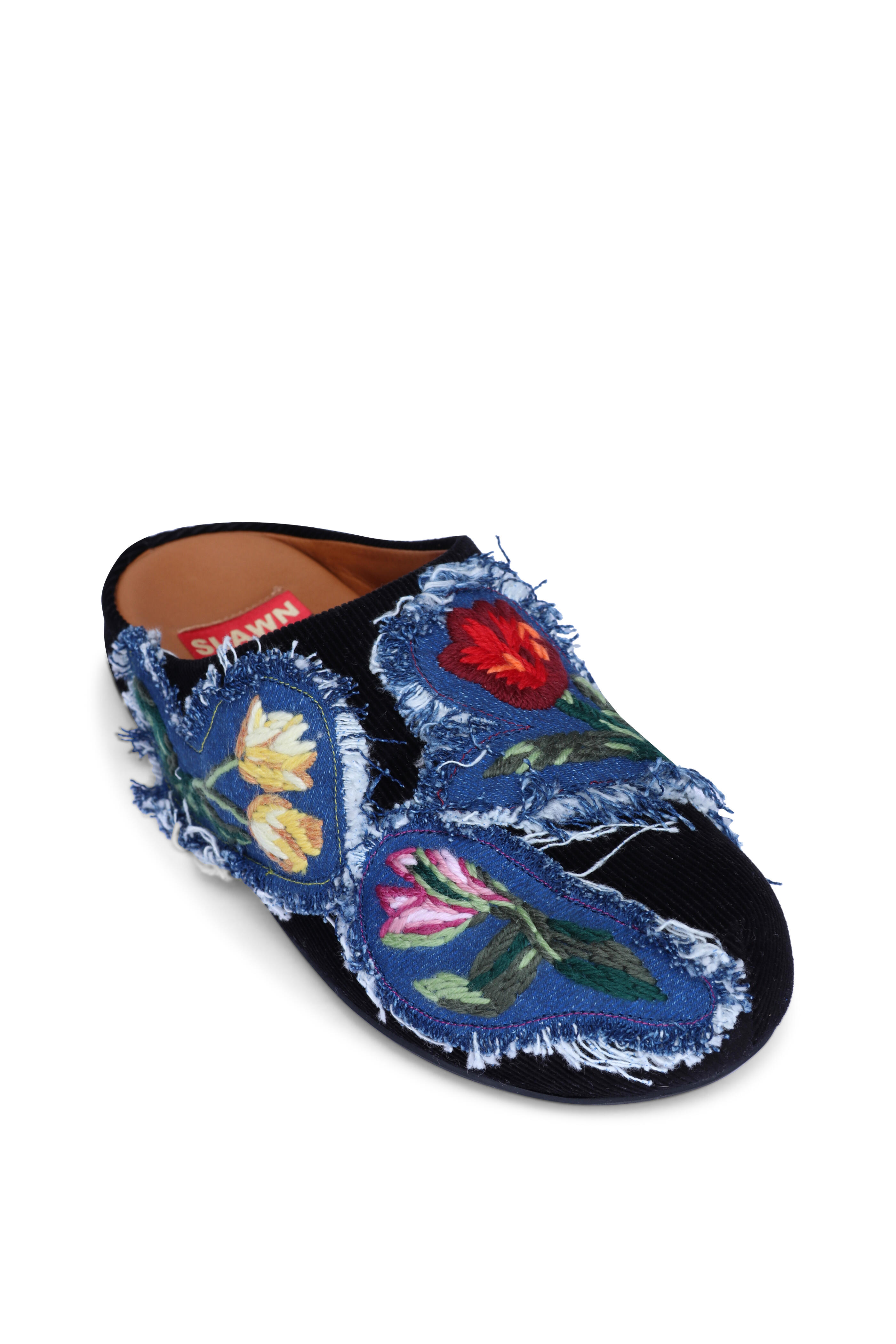 靴 Marni flower Leather sandal Marni Flower Leather Sandals - Black Lily White Lemmon