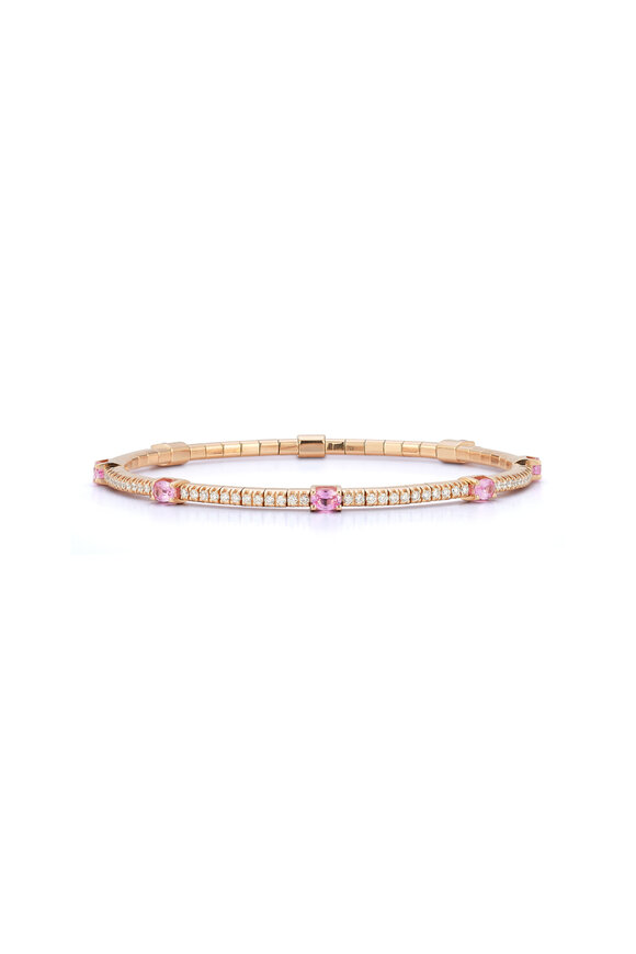 Extensible by Demeglio 18k Rose Gold Tennis Bracelet